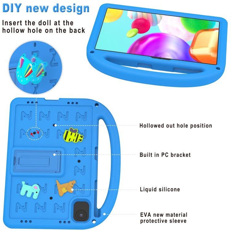 For Honor Pad X8a / X9 2024 Cartoon Sparrow EVA Shockproof Tablet Case(Blue)