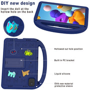 For Honor Pad X8a / X9 2024 Cartoon Sparrow EVA Shockproof Tablet Case(Navy Blue)