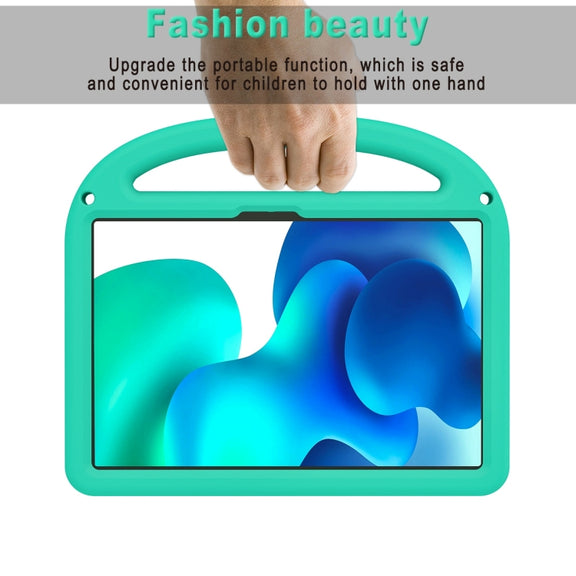 For Honor Pad X8a / X9 2024 Cartoon Sparrow EVA Shockproof Tablet Case(Glacier Green)