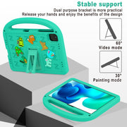 For Honor Pad X8a / X9 2024 Cartoon Sparrow EVA Shockproof Tablet Case(Glacier Green)