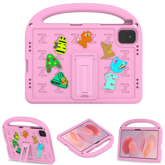 For Honor Pad X8a / X9 2024 Cartoon Sparrow EVA Shockproof Tablet Case(Pink)