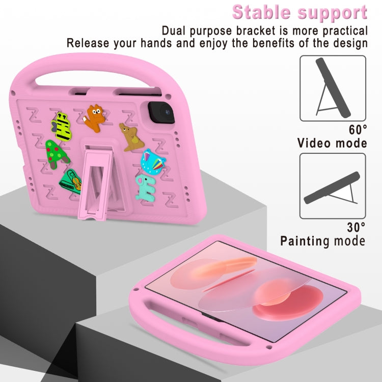 For Honor Pad X8a / X9 2024 Cartoon Sparrow EVA Shockproof Tablet Case(Pink)