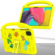 For Honor Pad X8a / X9 2024 Cartoon Sparrow EVA Shockproof Tablet Case(Yellow)