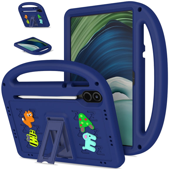 For Honor Pad X9 11.5  Cartoon Sparrow EVA Shockproof Tablet Case(Navy Blue)