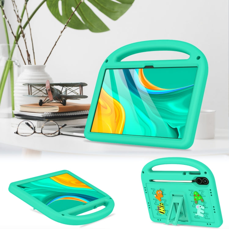 For Honor Pad X9 11.5  Cartoon Sparrow EVA Shockproof Tablet Case(Glacier Green)