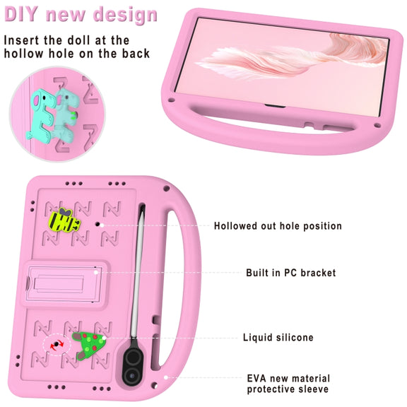 For Honor Pad X9 11.5  Cartoon Sparrow EVA Shockproof Tablet Case(Pink)