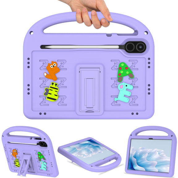 For Honor Pad X9 11.5  Cartoon Sparrow EVA Shockproof Tablet Case(Taro Purple)