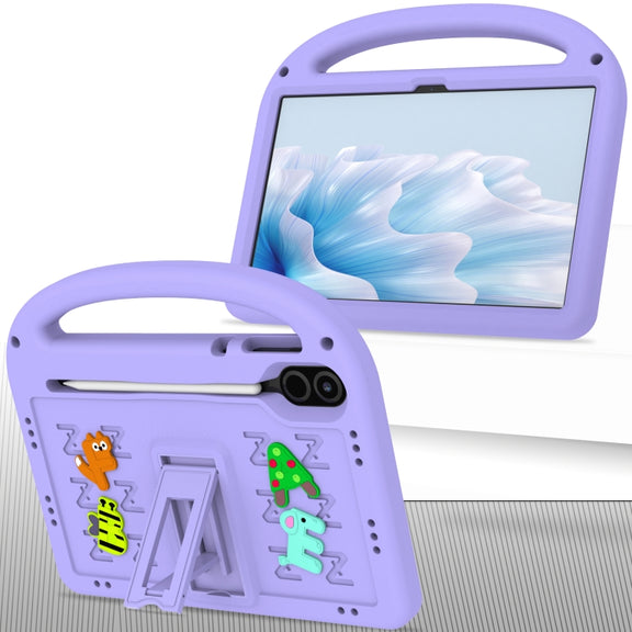 For Honor Pad X9 11.5  Cartoon Sparrow EVA Shockproof Tablet Case(Taro Purple)