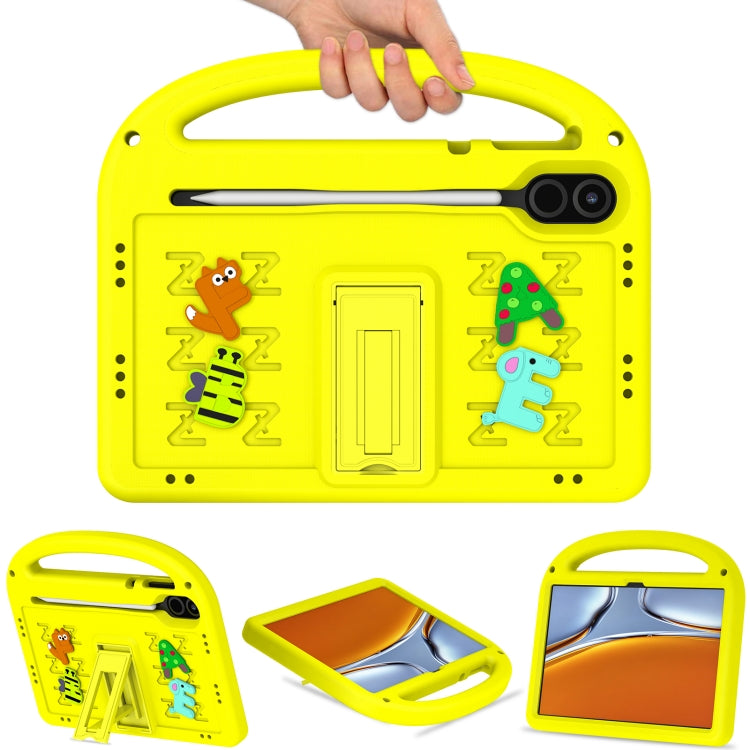 For Honor Pad X9 11.5  Cartoon Sparrow EVA Shockproof Tablet Case(Yellow)