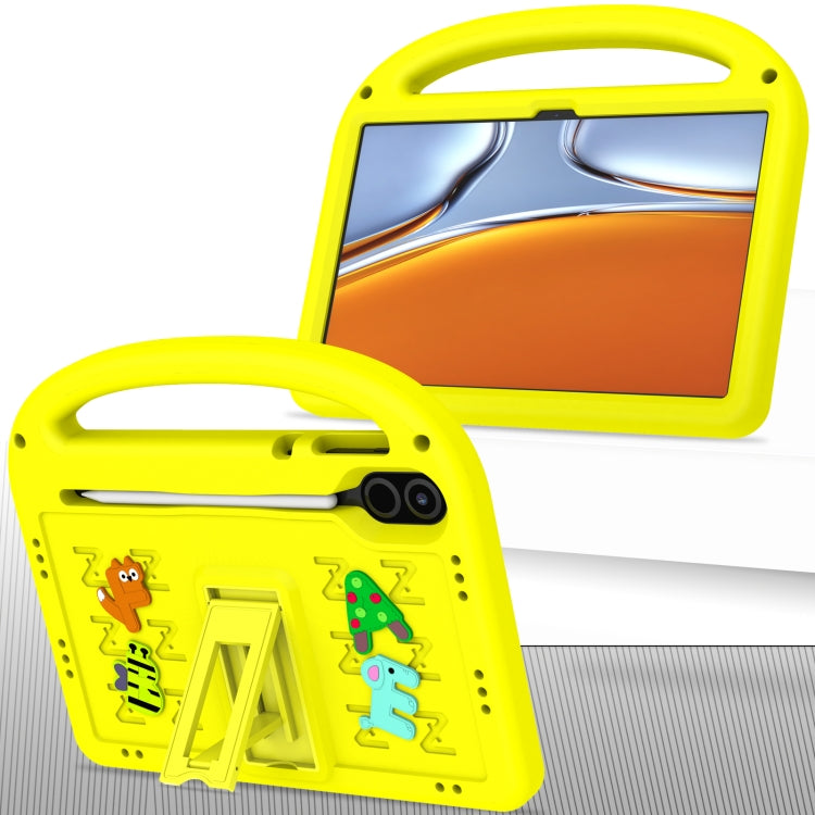 For Honor Pad X9 11.5  Cartoon Sparrow EVA Shockproof Tablet Case(Yellow)