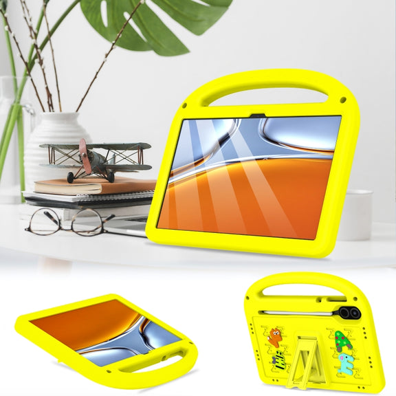 For Honor Pad X9 11.5  Cartoon Sparrow EVA Shockproof Tablet Case(Yellow)