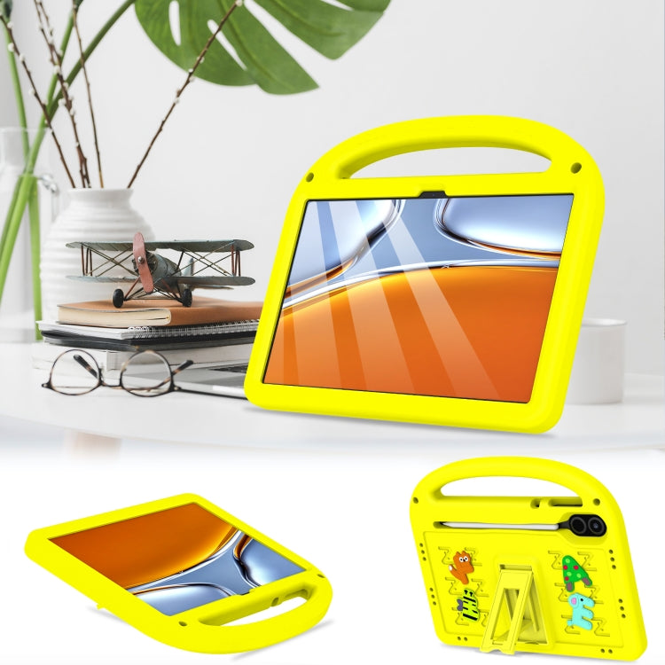 For Honor Pad X9 11.5  Cartoon Sparrow EVA Shockproof Tablet Case(Yellow)