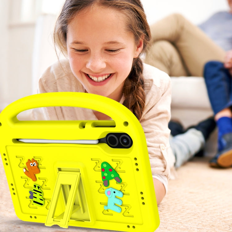 For Honor Pad X9 11.5  Cartoon Sparrow EVA Shockproof Tablet Case(Yellow)
