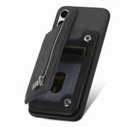 For Samsung Galaxy S25+ 5G Retro MagSafe Zipper Wallet Card Bag Back Phone Case(Black)