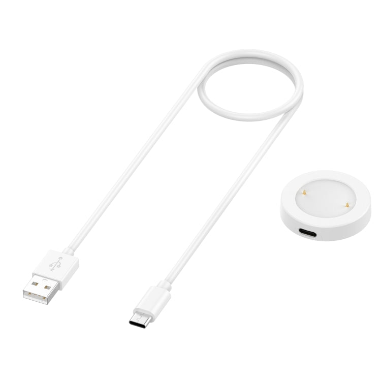For Honor Watch 5 USB Port Split Magnetic Watch Charging Cable(White)
