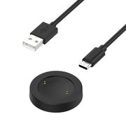 For Honor Watch 5 USB Port Split Magnetic Watch Charging Cable(Black)