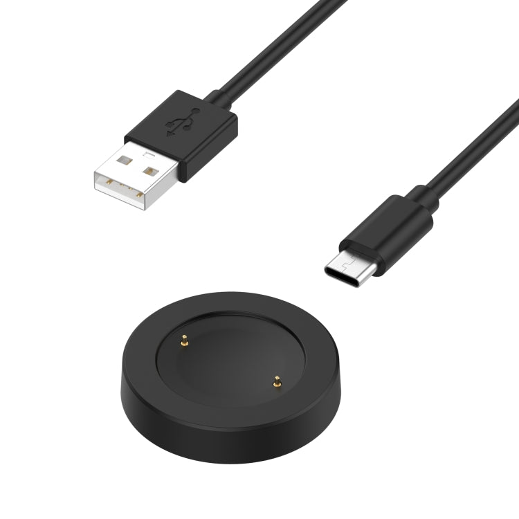 For Honor Watch 5 USB Port Split Magnetic Watch Charging Cable(White)