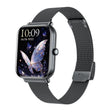 KM66 1.75 inch Color Screen Smart Watch Milan Steel Strap, Support Bluetooth Call(Black) - Smart Watches by PMC TechLife | Online Shopping South Africa | PMC TechLife | Buy Now Pay Later Mobicred