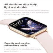 KM66 1.75 inch Color Screen Smart Watch Milan Steel Strap, Support Bluetooth Call(Black)
