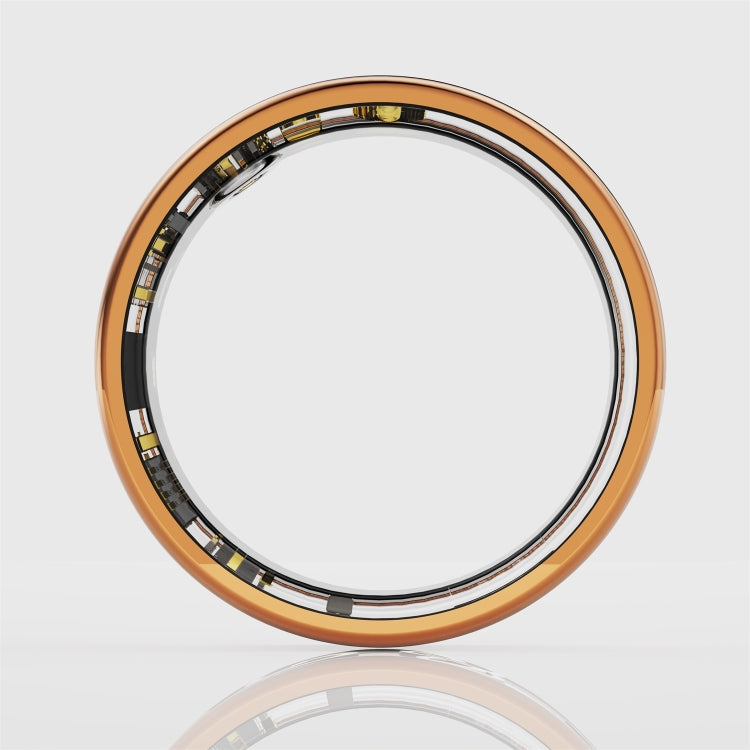 R10M SIZE 9 Smart Ring, Support Heart Rate / Blood Oxygen / Sleep Monitoring / Multiple Sports Modes(Rose Gold)