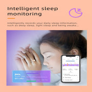 R10M SIZE 13 Smart Ring, Support Heart Rate / Blood Oxygen / Sleep Monitoring / Multiple Sports Modes(Rose Gold)