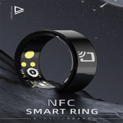 R20 SIZE 7 Smart Ring, Support Heart Rate / Blood Oxygen / Sleep Monitoring / Multiple Sports Modes(Black)
