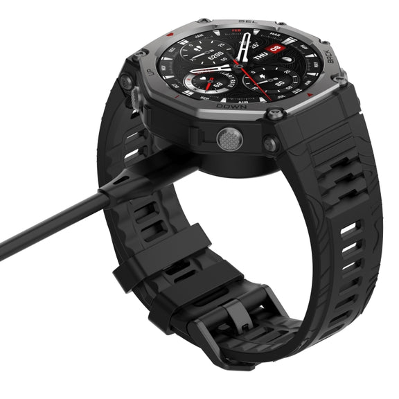 For  Amazfit T-Rex 3 / Balance Type-C / USB-C Port Watch Charger Adapter Without Charging Cable(Black)