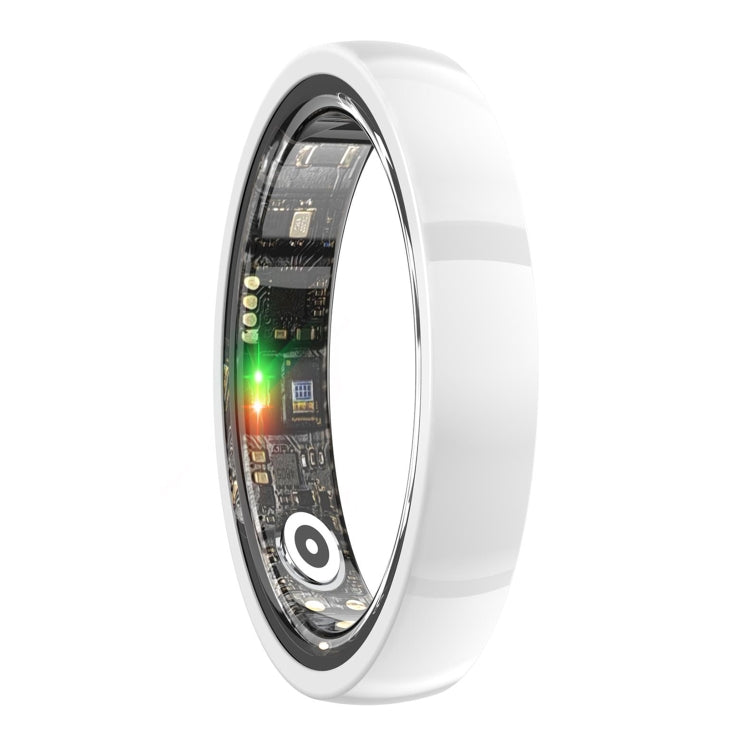 R1000 SIZE 13 Smart Ring, Support Heart Rate / Blood Oxygen / Sleep / Multiple Sports Modes(White)