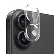 For iPhone 16 Plus NORTHJO 4 in 1 TPU Phone Case with Screen Film and Lens Film and Camera Control Button Cover(Clear)