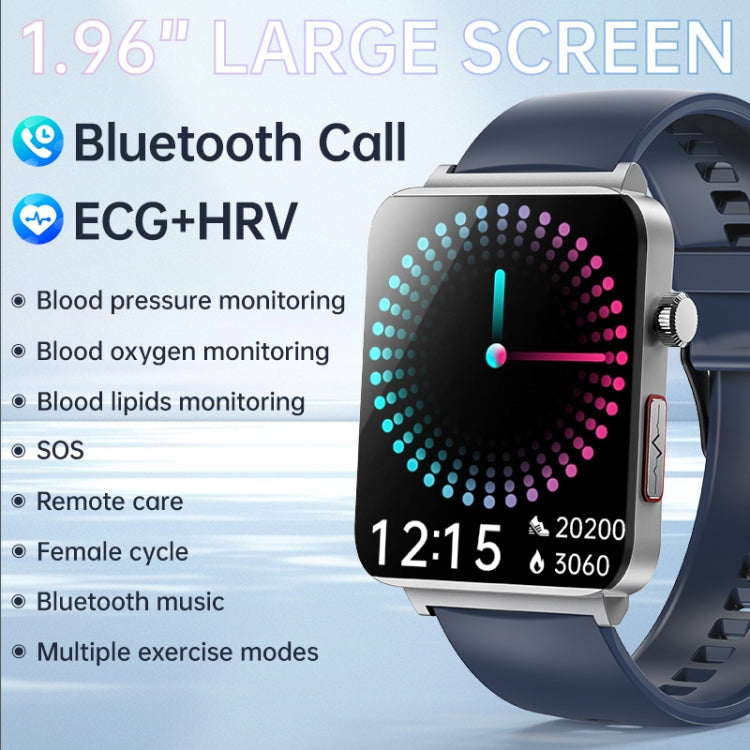 KS03 Pro 1.96 inch Color Screen Smart Watch, Support Bluetooth Call / Wellness Tracking(Black)