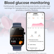 KS03 Pro 1.96 inch Color Screen Smart Watch, Support Bluetooth Call / Wellness Tracking(Black)