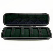 Portable 5 Watch Position Zipper Display Storage Box Hard Case