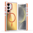 For Samsung Galaxy S25 5G Dual-Color Gradient Discolor MagSafe Phone Case(Orange) - Galaxy S25 5G Cases by PMC Jewellery | Online Shopping South Africa | PMC Jewellery | Buy Now Pay Later Mobicred