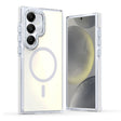 For Samsung Galaxy S25+ 5G Dual-Color Gradient Discolor MagSafe Phone Case(White) - Galaxy S25+ 5G Cases by PMC Jewellery | Online Shopping South Africa | PMC Jewellery | Buy Now Pay Later Mobicred