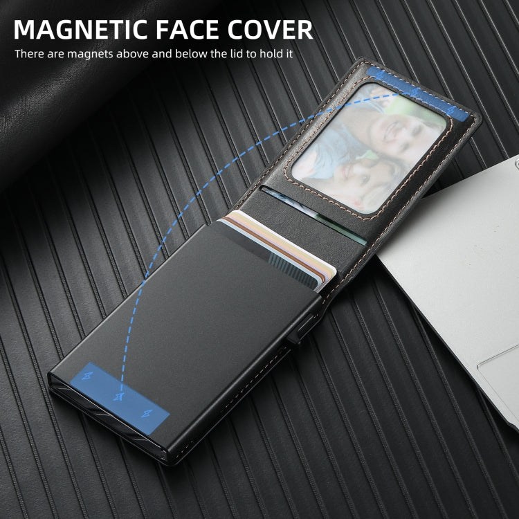 For Google Pixel 9 Pro Suteni H19 Oil Wax 2-in-1 MagSafe Removable Card Box Back Phone Case(Black)
