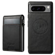For Google Pixel 8 Suteni H19 Oil Wax 2-in-1 MagSafe Removable Card Box Back Phone Case(Brown) - free shipping - PMC TechLife - Order now!