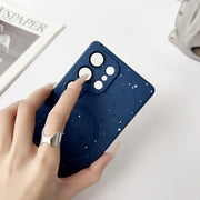 For Samsung Galaxy S25 Ultra 5G Starry Sky TPU Shockproof MagSafe Phone Case(Black)