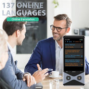 V9000 Support 137 Languages AI Smart Translator 4G WiFi Offline Photo Translation Device