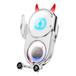 D1 Devil Design Air Vent Mount Phone Holder Stand 15W Car Wireless Charger(White) - Car Charger by PMC TechLife | Online Shopping South Africa | PMC TechLife | Buy Now Pay Later Mobicred