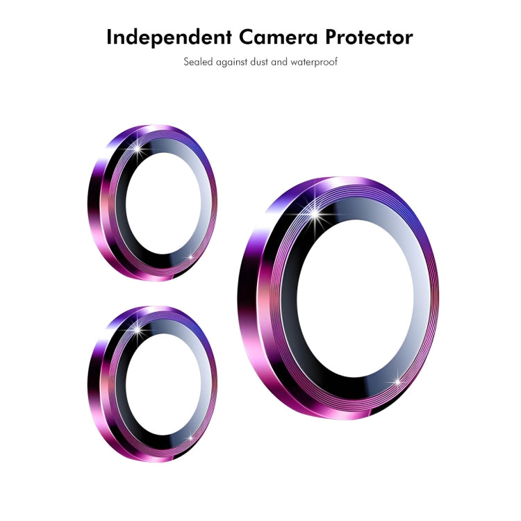 For iPhone 16e ENKAY 9H Rear Lens Aluminium Alloy Tempered Glass Film(Pink)
