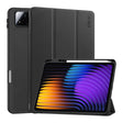 For Xiaomi Pad 7 / 7 Pro 11.2 ENKAY Tri-fold Custer Texture TPU Leather Smart Tablet Case with Pen Slot(Black) - free shipping - PMc TechLife - Order now!