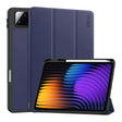 For Xiaomi Pad 7 / 7 Pro 11.2 ENKAY Tri-fold Custer Texture TPU Leather Smart Tablet Case with Pen Slot(Dark Blue) - free shipping - PMc TechLife - Order now!