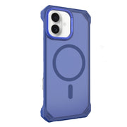 For iPhone 16 Plus Starshield Frameless MagSafe PC Phone Case(Blue)
