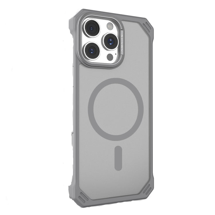 For iPhone 16 Pro Starshield Frameless MagSafe PC Phone Case(Grey)