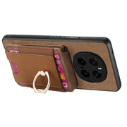 For Honor Magic7 Pro Retro Splitable Magnetic Stand Card Bag Leather Phone Case(Brown)