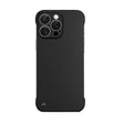 For iPhone 16 Pro Frameless Litchi Texture PC Phone Case(Graphite Black) - iPhone 16 Pro Cases by PMc TechLife | Online Shopping South Africa | PMc TechLife | Buy Now Pay Later Mobicred
