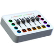 F9 48V Live Streaming Sound Card Audio Mixer Power Voice Changer with RGB Light(White) - Live Sound Effects Processors by PMC TechLife | Online Shopping South Africa | PMC TechLife | Buy Now Pay Later Mobicred
