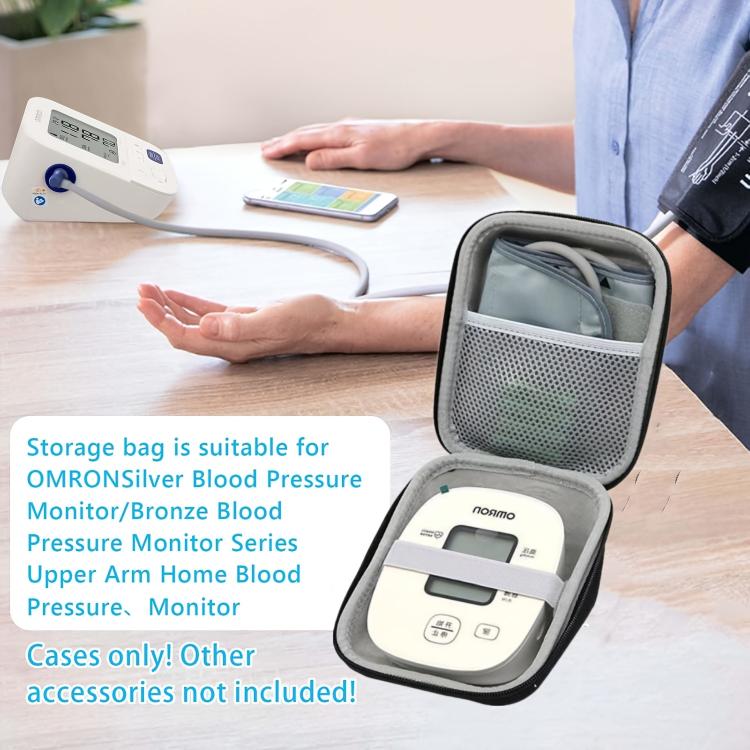 For Omron / Yuyue Portable Electronic Blood Pressure Device Storage Protective Bag, Specification:With Mesh Bag