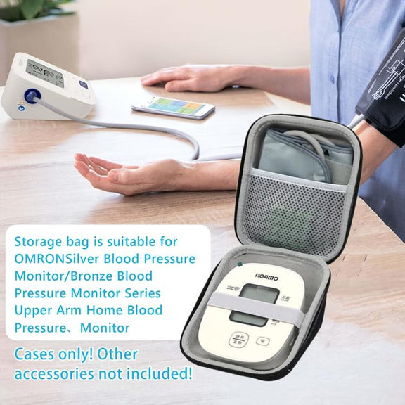 For Omron / Yuyue Portable Electronic Blood Pressure Device Storage Protective Bag, Specification:With Mesh Bag