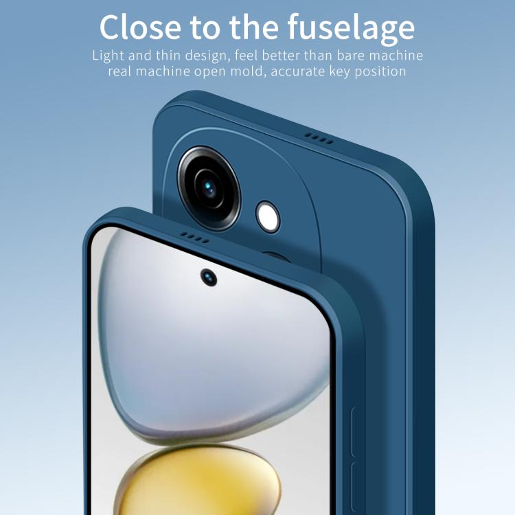 For Tecno Spark Go 2025 / Go 1 PINWUYO Sense Series Liquid Silicone TPU Phone Case(Blue)